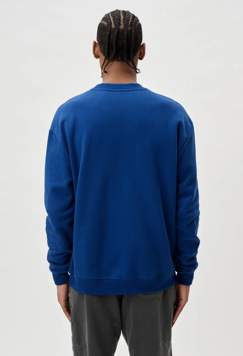 Oversized Crewneck Pullover / Cobalt