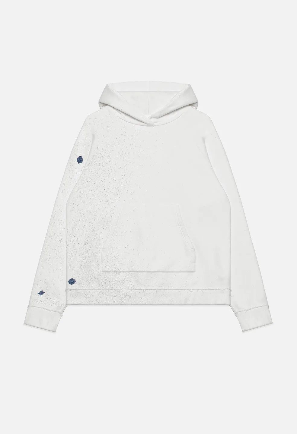 Oversized Raglan Hoodie / Doha White