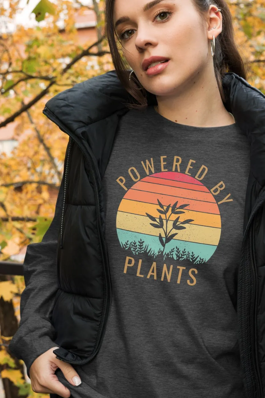 Powered By Plants - Unisex Long Sleeve Tee