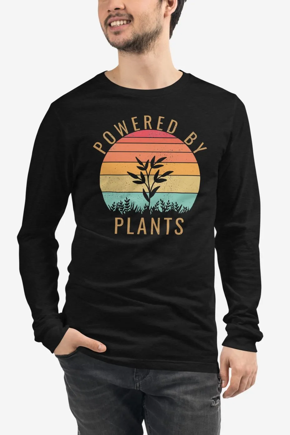 Powered By Plants - Unisex Long Sleeve Tee