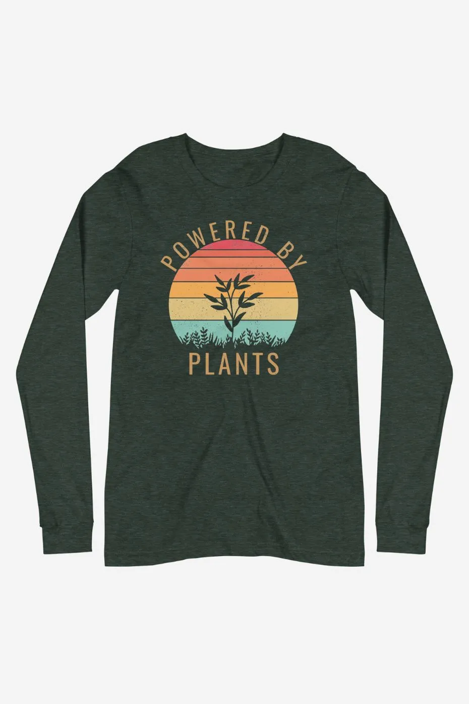 Powered By Plants - Unisex Long Sleeve Tee