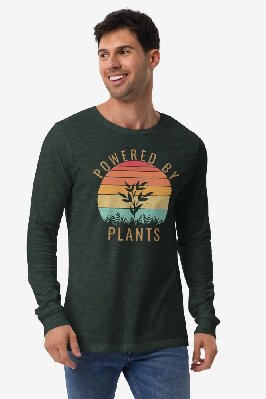 Powered By Plants - Unisex Long Sleeve Tee