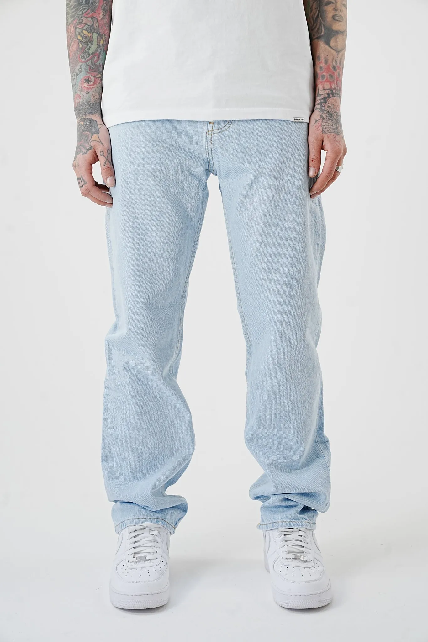 Premium Ice blue Wide Jeans