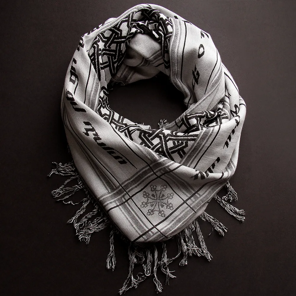 Qami White Scarf