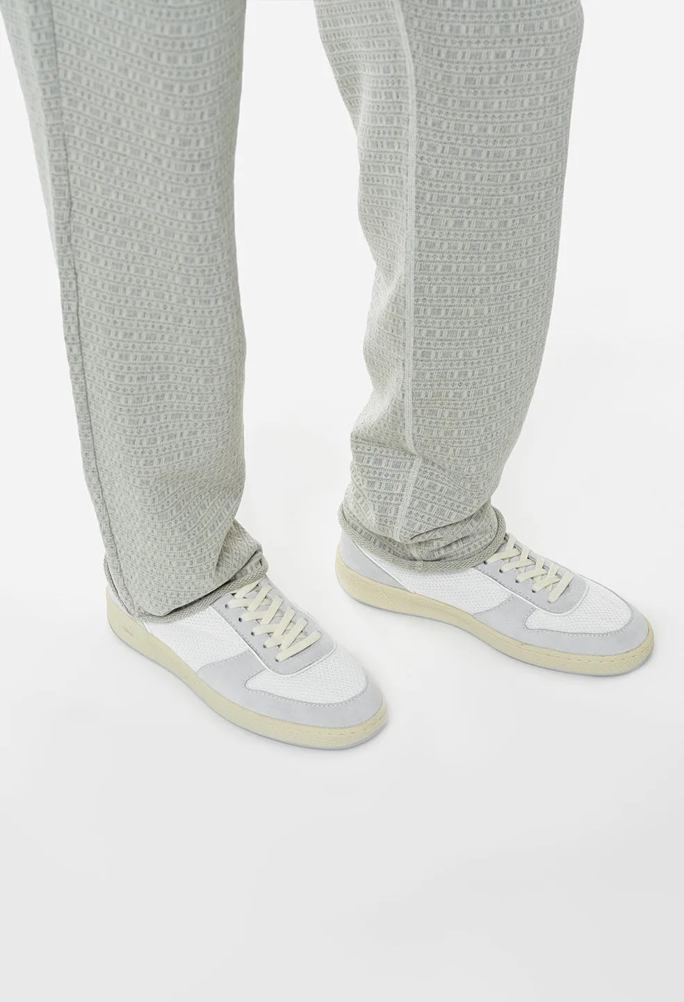 Raw Edge Jacquard Sweats / Dust