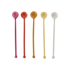 Resin Cocktail Spoon - (5 colors)