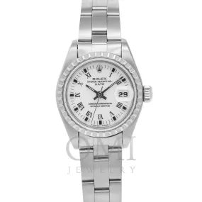 Rolex Oyster Perpetual Datejust 69240 26MM White Dial With Stainless Steel Bracelet