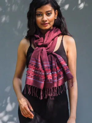 Sevya Amala scarf, hand woven