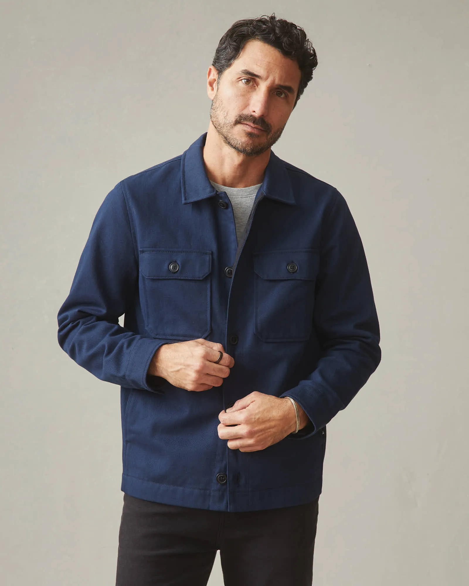 Shirt Jacket - Navy