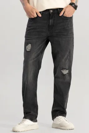 Swankie Charcoal Black Comfort Fit Jeans