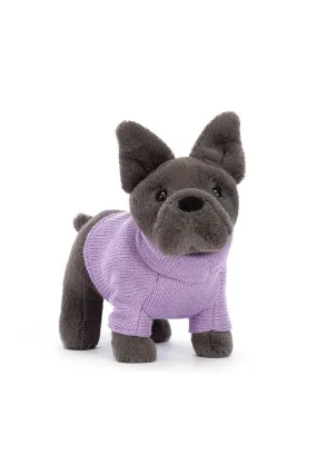 Sweater French Bulldog Purple