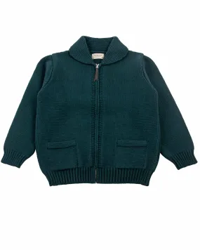 The Real McCoy's MC21113 Heavy Wool Cashmere Sweater Green