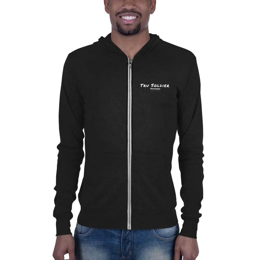 Unisex Signature zip hoodie