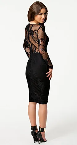 V Front Lace Back Dress