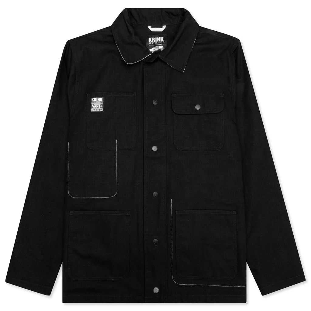 Vans Vault x Krink Drill Chore Coat - Black