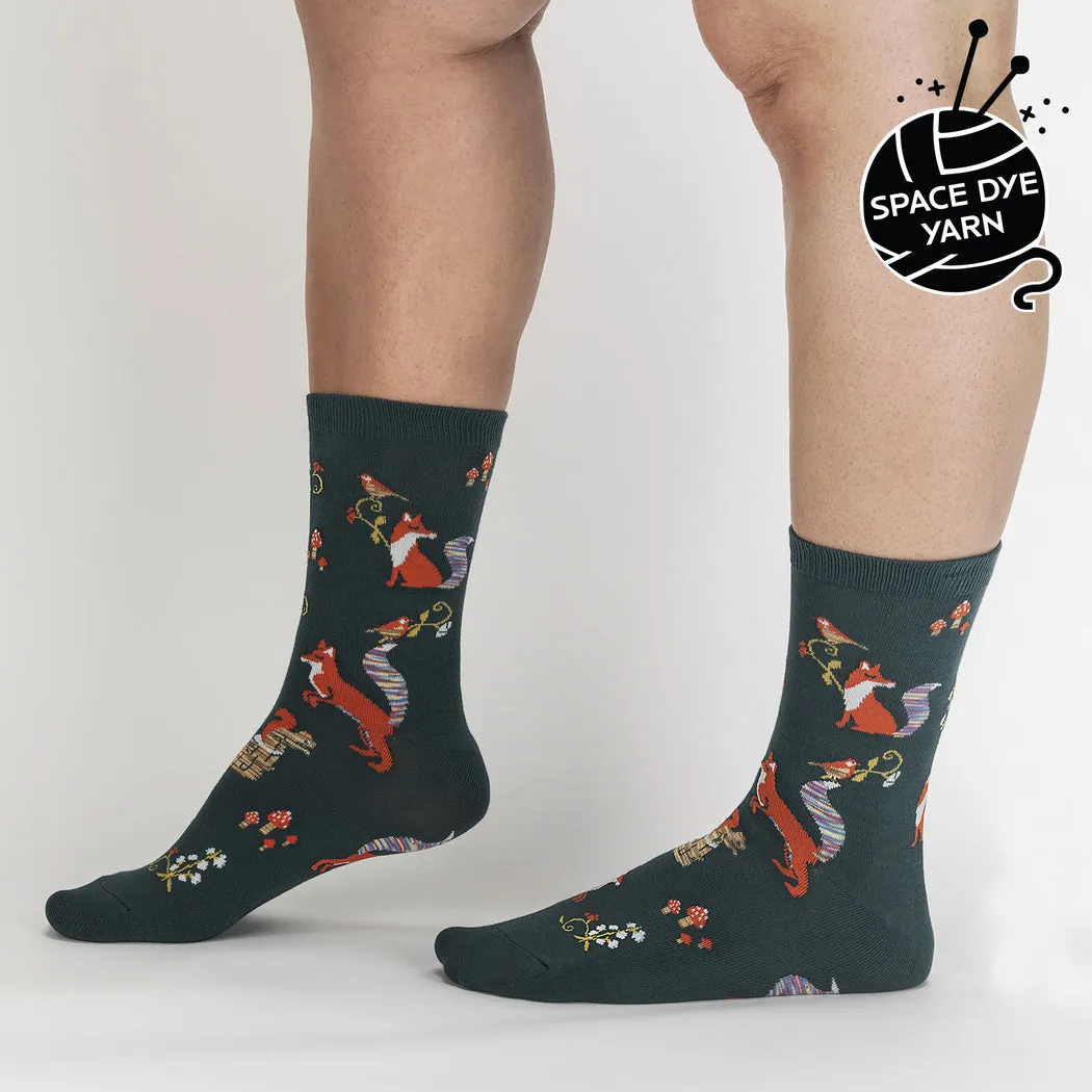 Women's Foxy, I Think I Love You! Crew Socks